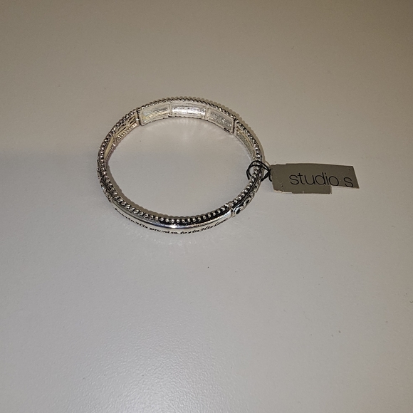 Studio Silver Engraved Bracelet - Picture 2 of 3
